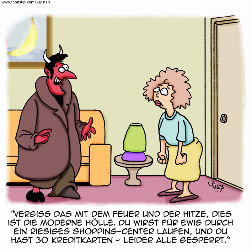 Cartoon: Kreditkarten 1