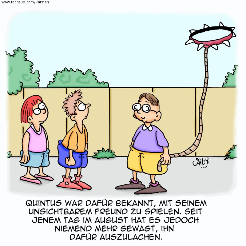 Cartoon: Wer zuletzt lacht... 1