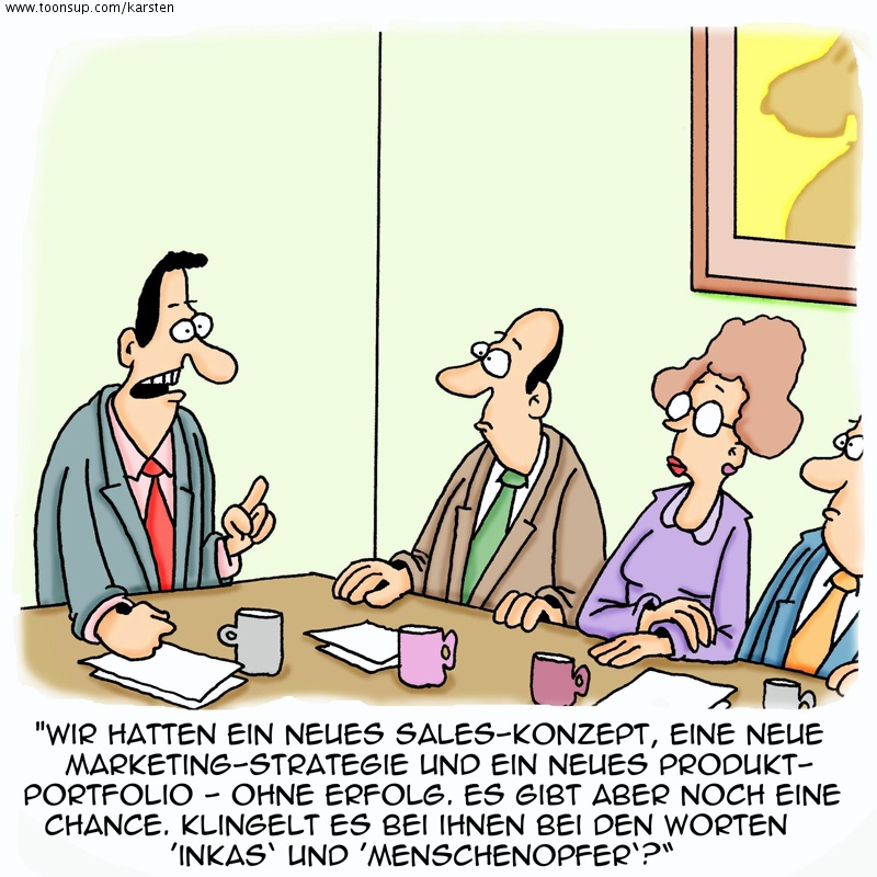 Cartoon: NEUES Konzept!! 1