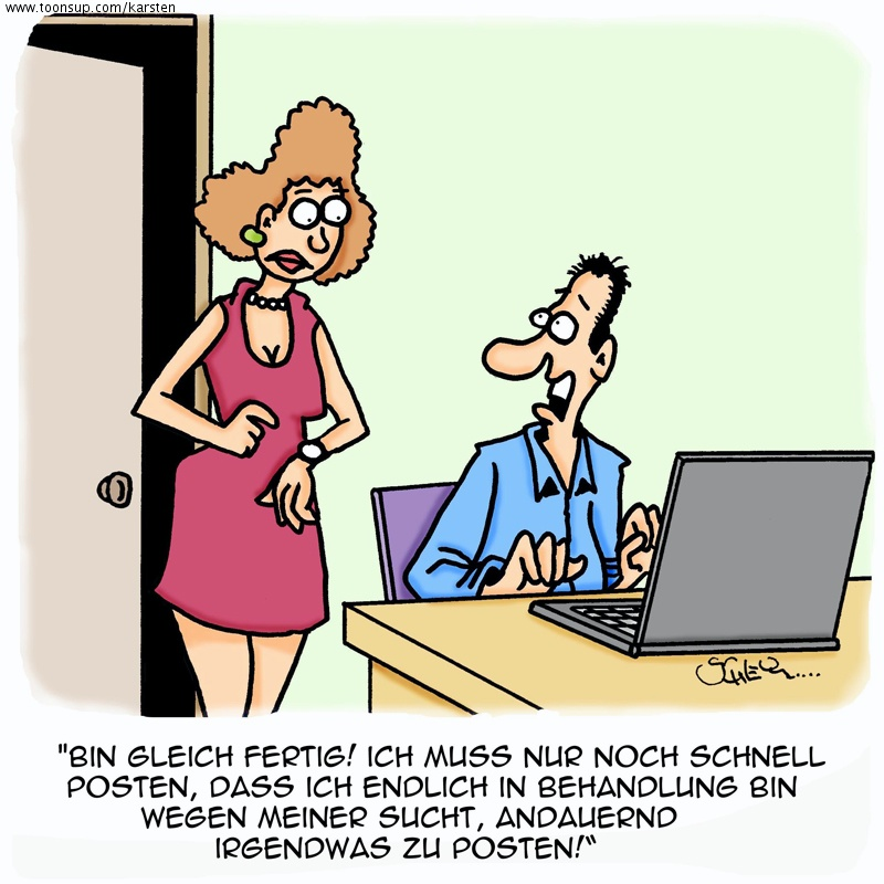 Cartoon: In Behandlung 1