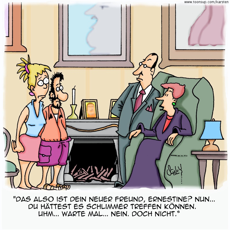 Cartoon: Der neue Freund 1