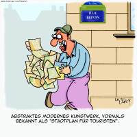 Touristen-Stadtplan