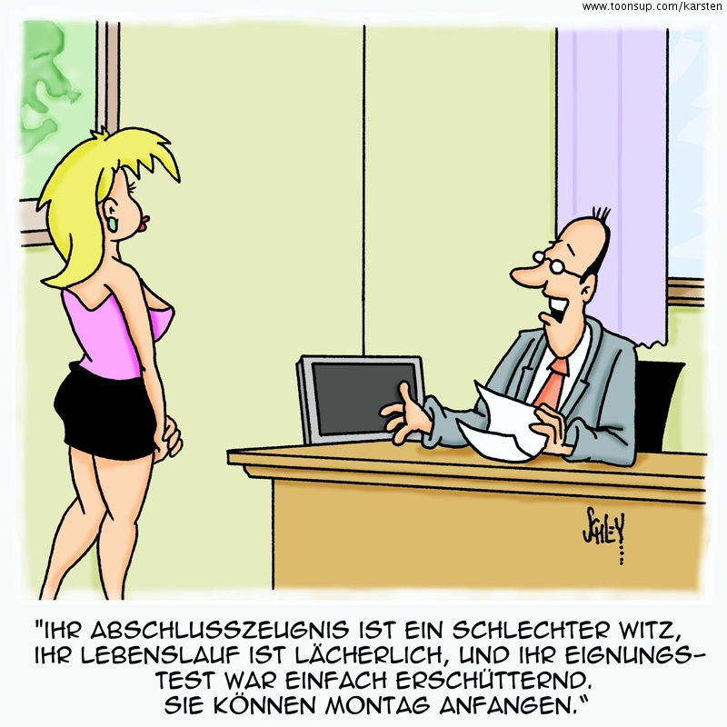 Cartoon: Anfangen 1