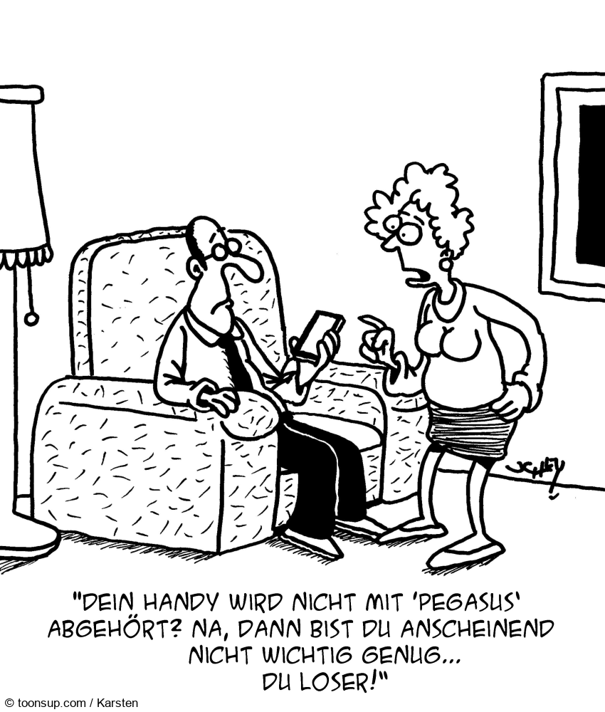 Cartoon: Abgehört 1