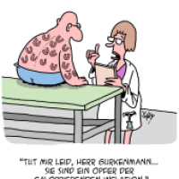 Bei der Ärztin...