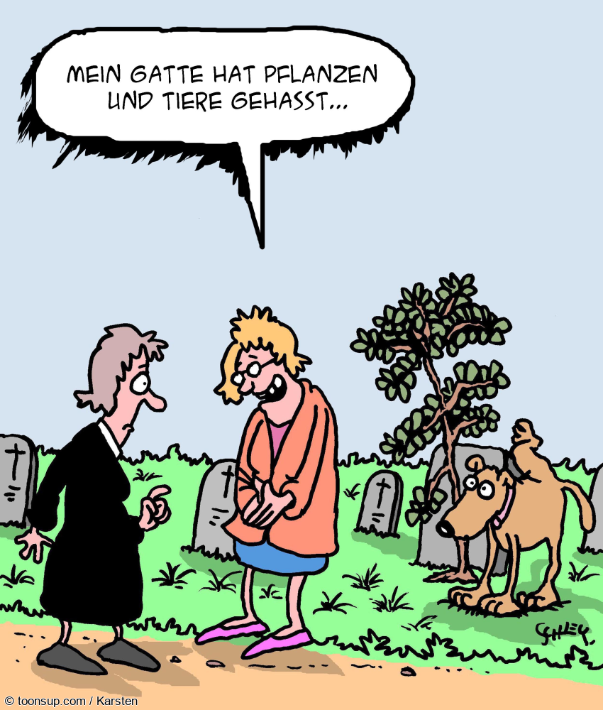 Cartoon: Der liebe Gatte 1