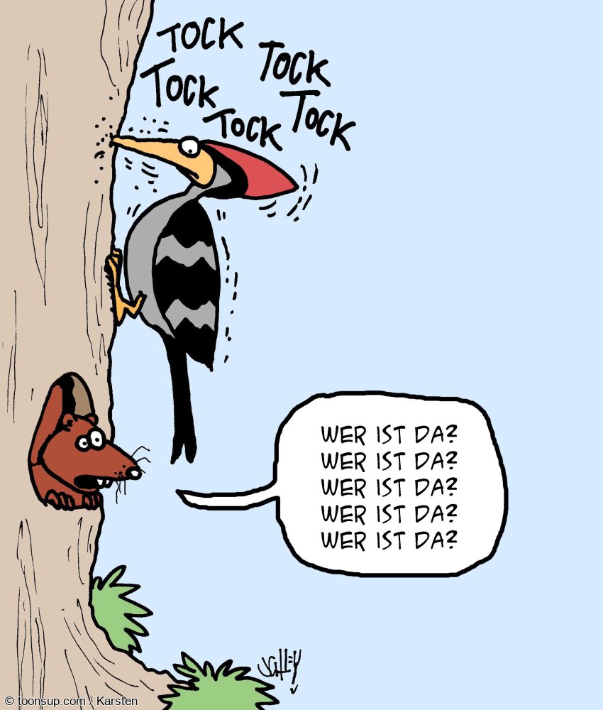 Cartoon: Tock, Tock! 1