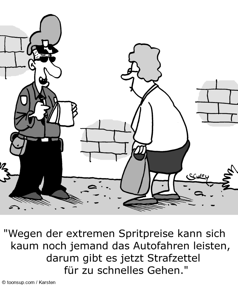 Cartoon: Zu schnell!! 1