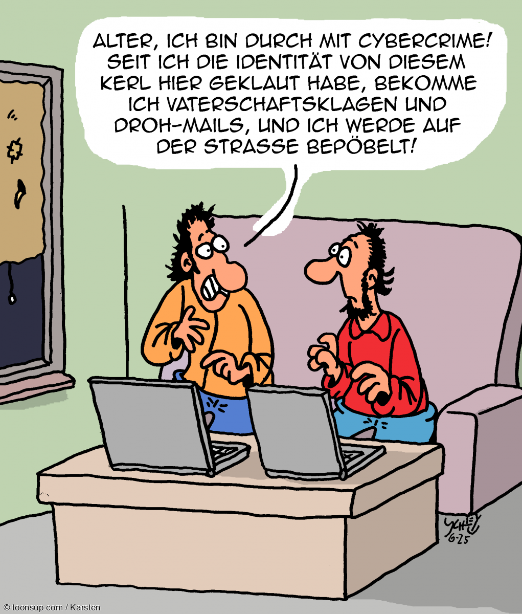 Cartoon: Cybercrime 1