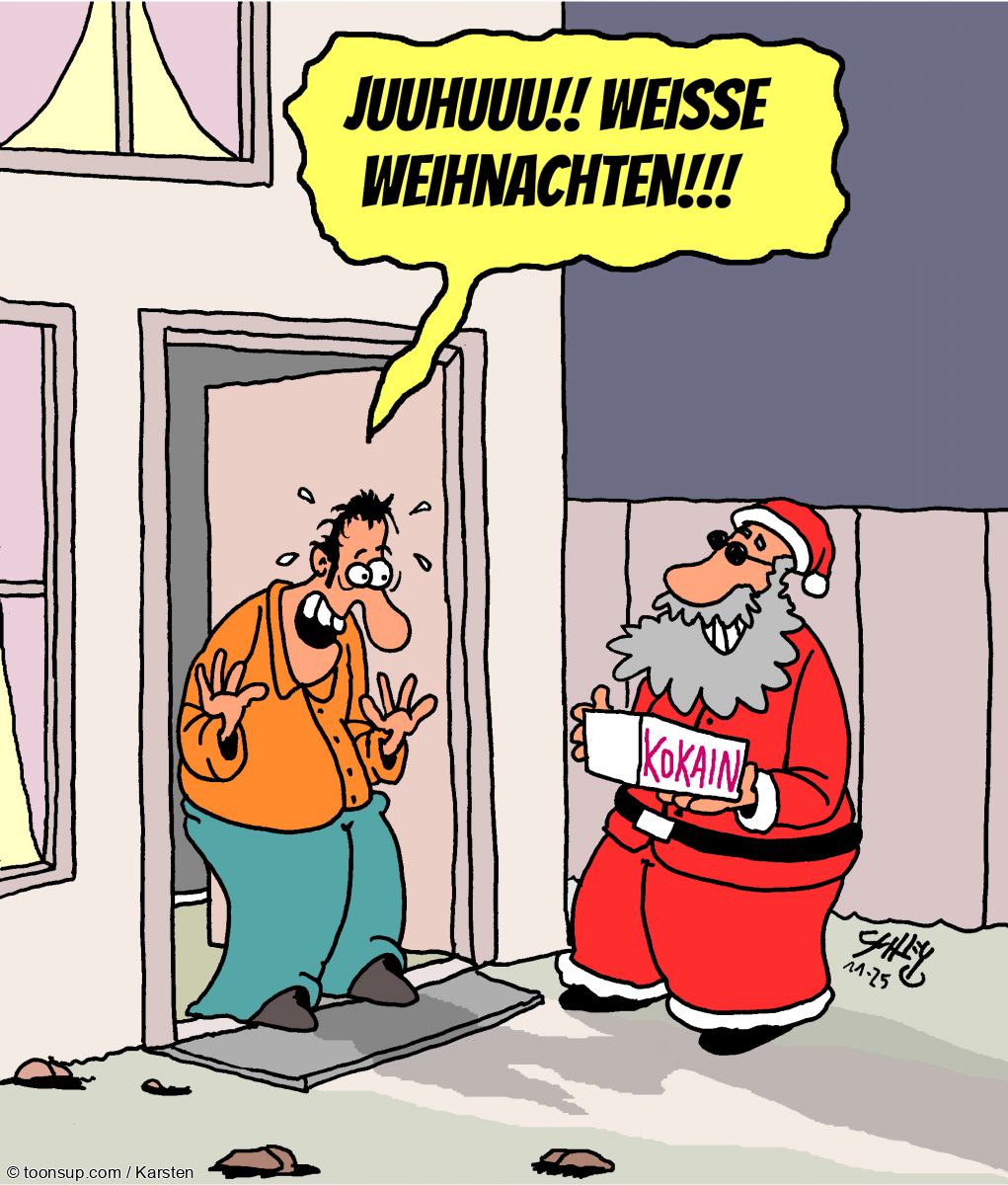 Cartoon: Weiße Weihnachten!! 1