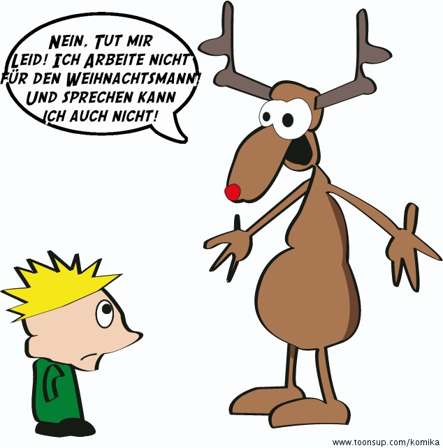 Cartoon: Weihnachtsmann 1