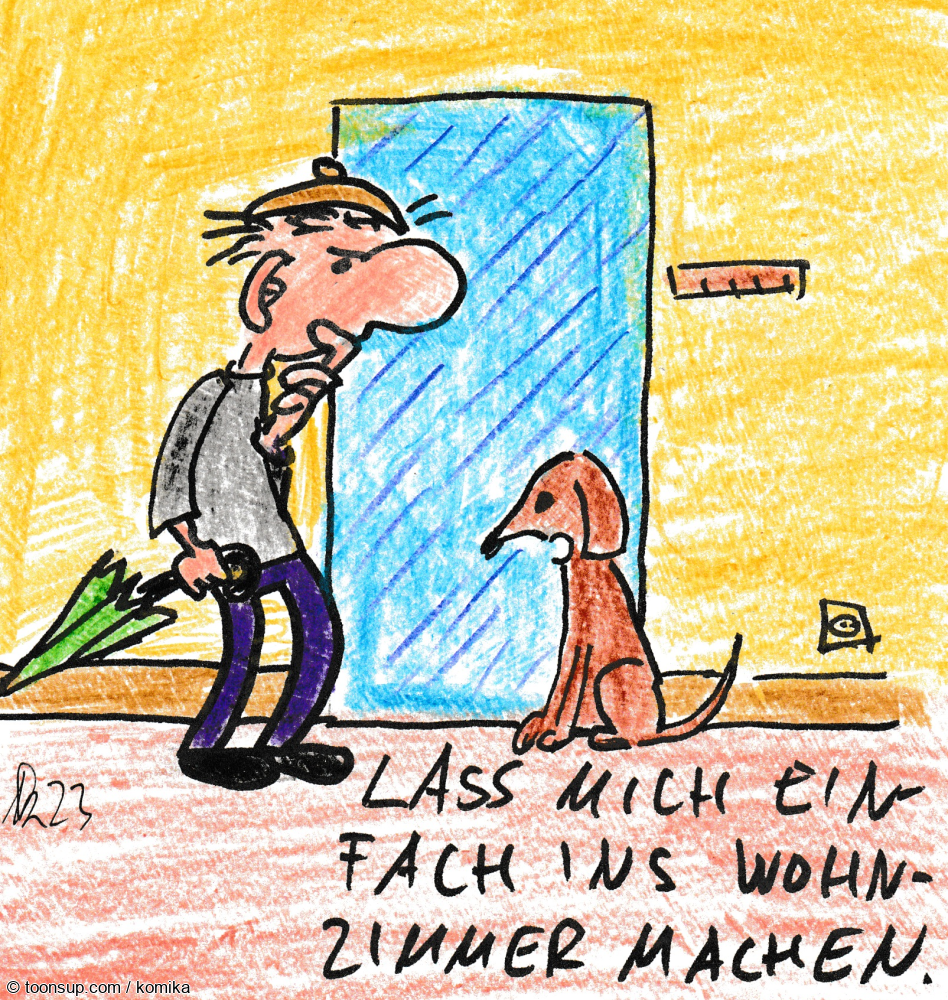 Cartoon: Ins Wohnzimmer machen 1