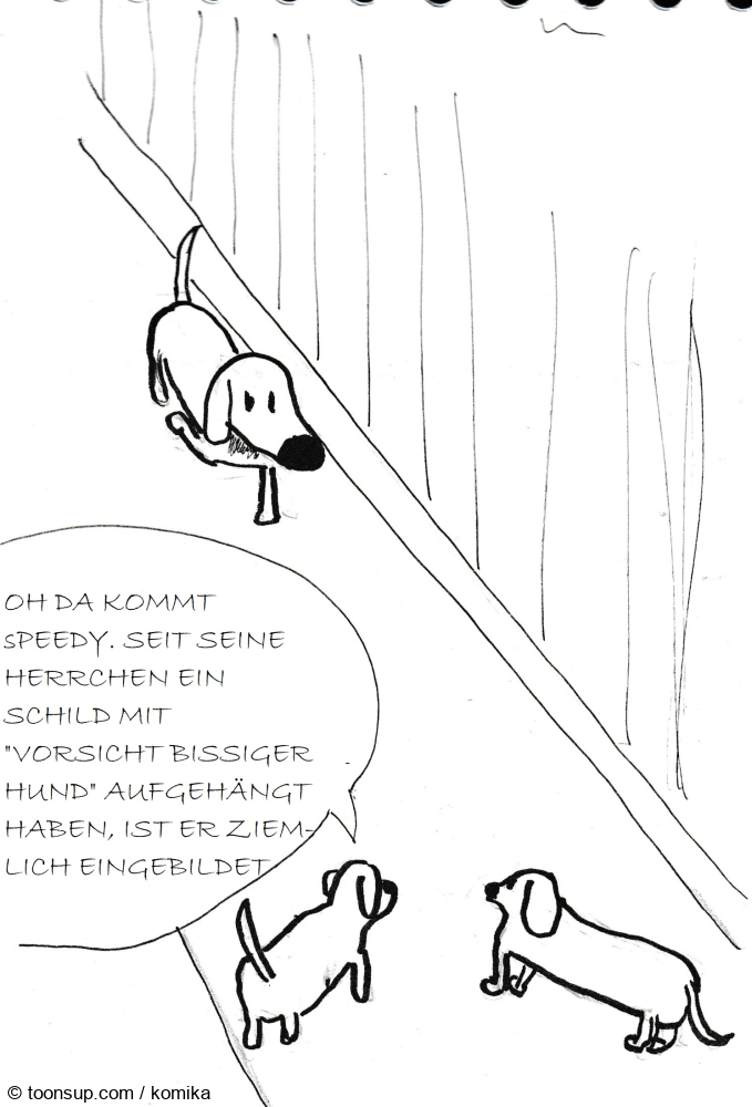 Cartoon: Eingebildet 1