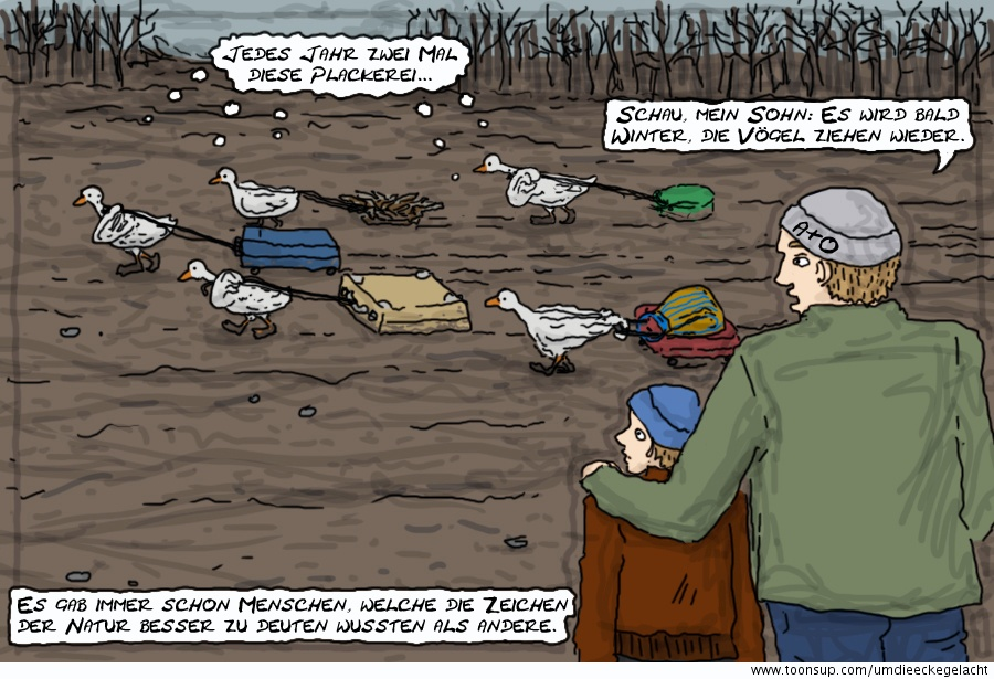 Cartoon: Zeichen der Natur I 1