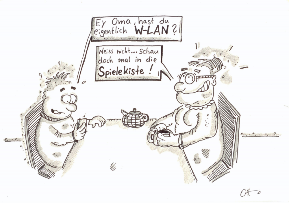 Cartoon: WLAN 1