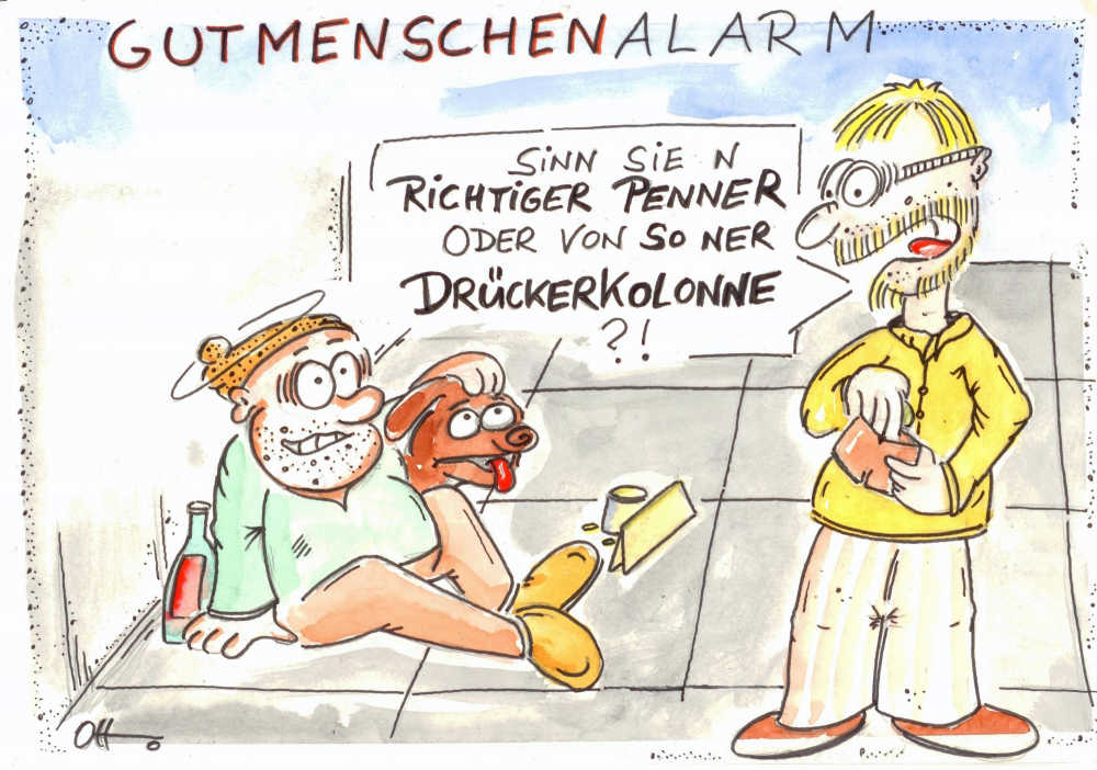 Illustration: Gutmenschenalarm I 1