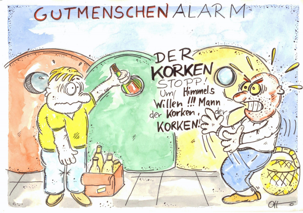 Cartoon: Gutmenschenalarm II 1