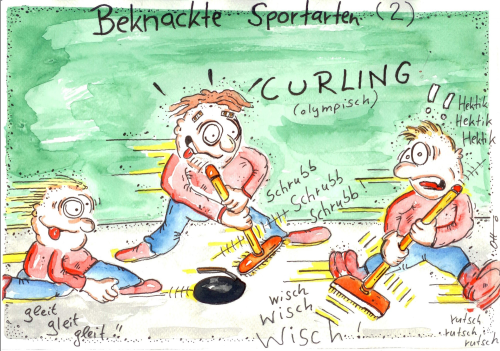 Cartoon: Beknackte Sportarten (2) 1
