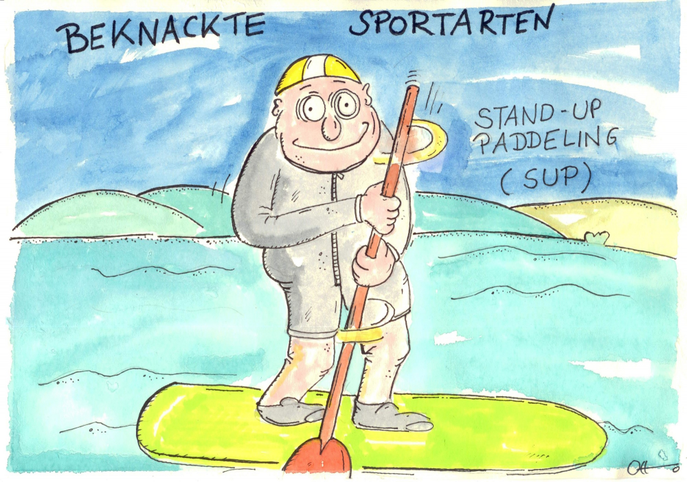 Cartoon: Beknackte Sportarten (1) 1