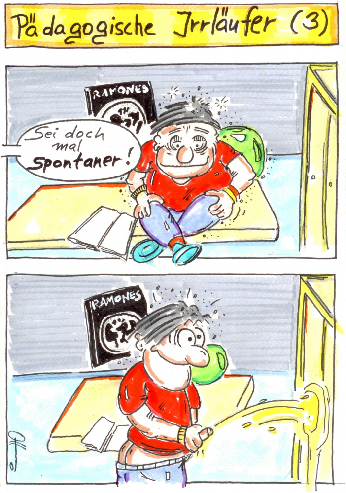 Cartoon: Sei doch mal 1