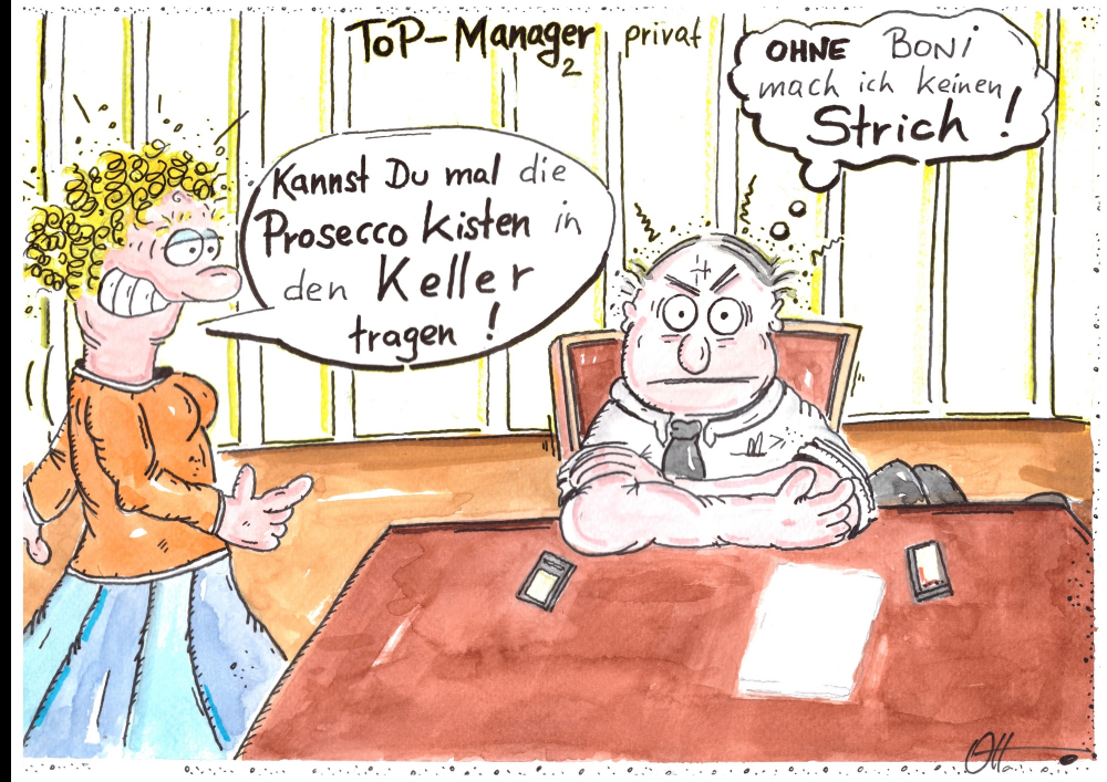 Cartoon: Top-Manager privat 2 1