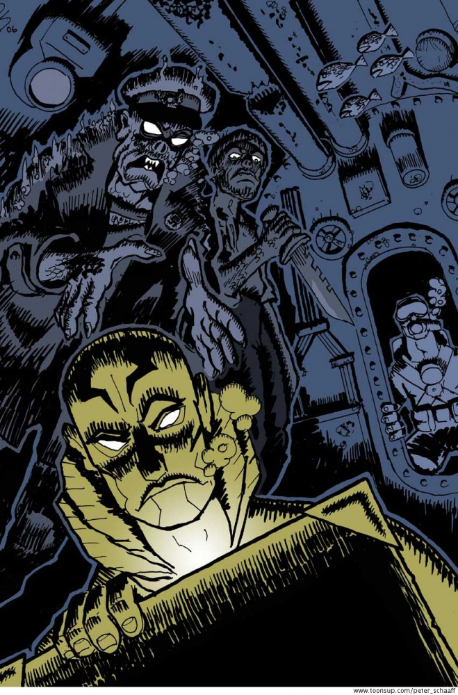 Illustration: Abe Sapien findet Nazi-Gold 1