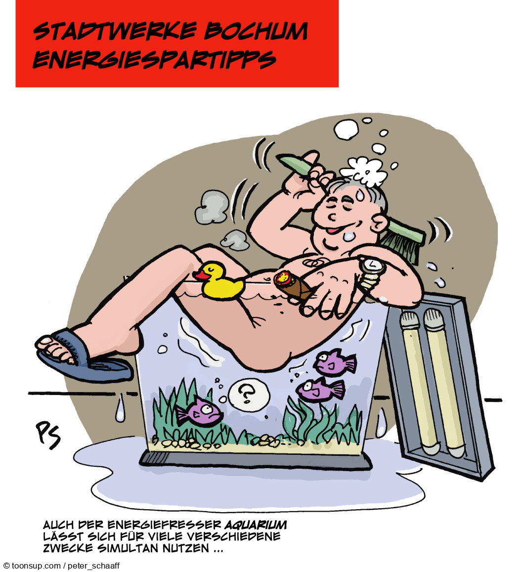 Cartoon: Energiespartipps Dezember XII 1