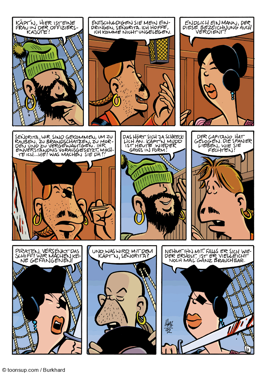 Comic: Unter der Totenkopfflagge 4