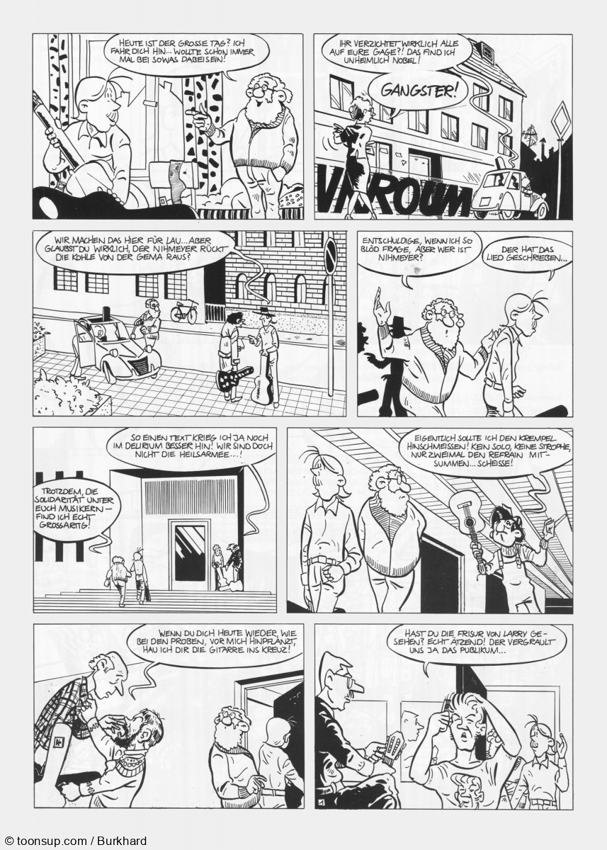 Comic: Liedermacher für Afrika 1