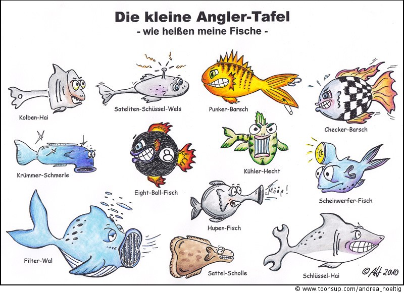 Comic: Die kleine Angler-Tafel 1