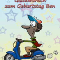 Geburtstagskarte Ben