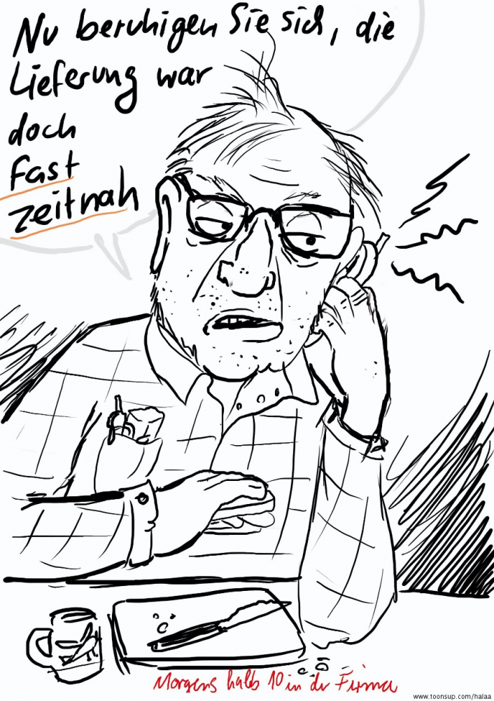 Cartoon: Mein Chef 1