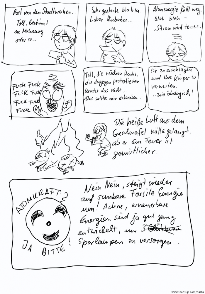 Cartoon: Nukular mein Schatz, nukular 1
