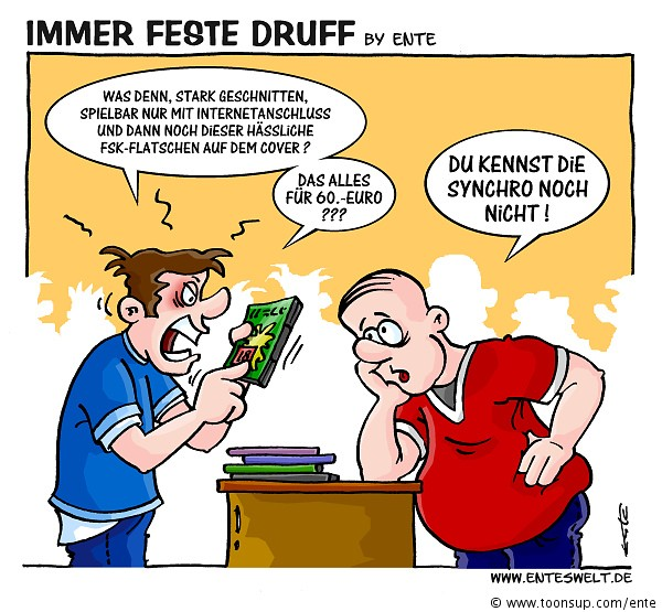 Cartoon: Immer Feste Druff 02 1