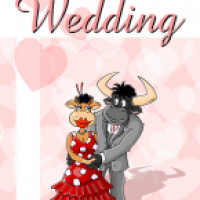 Motiv für Einladungskarte zur Hochzeit