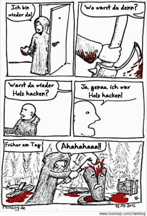 Comic: Holz hacken 1