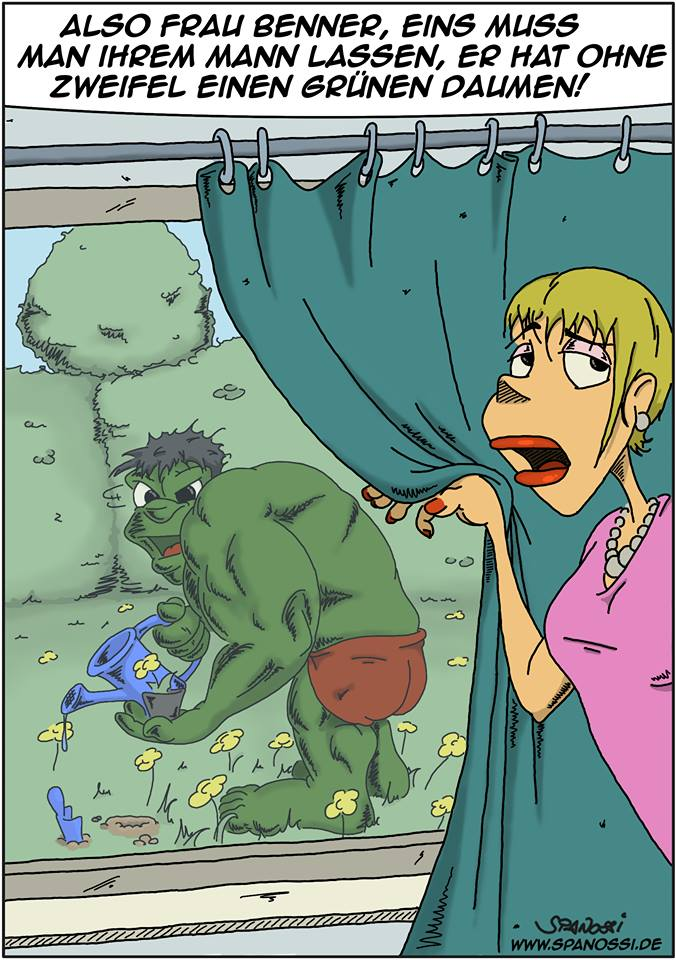 Cartoon: Gartenarbeit 1
