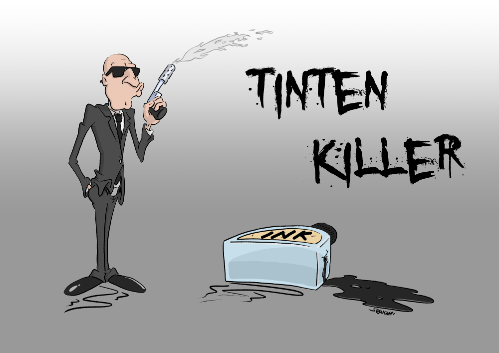 Concept Art / Character Design: TU Schurke - Tintenkiller 1