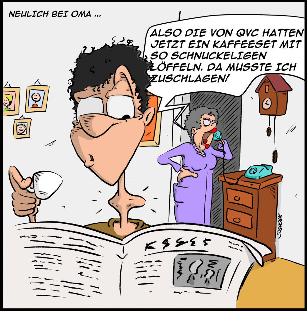 Cartoon: QVC 1