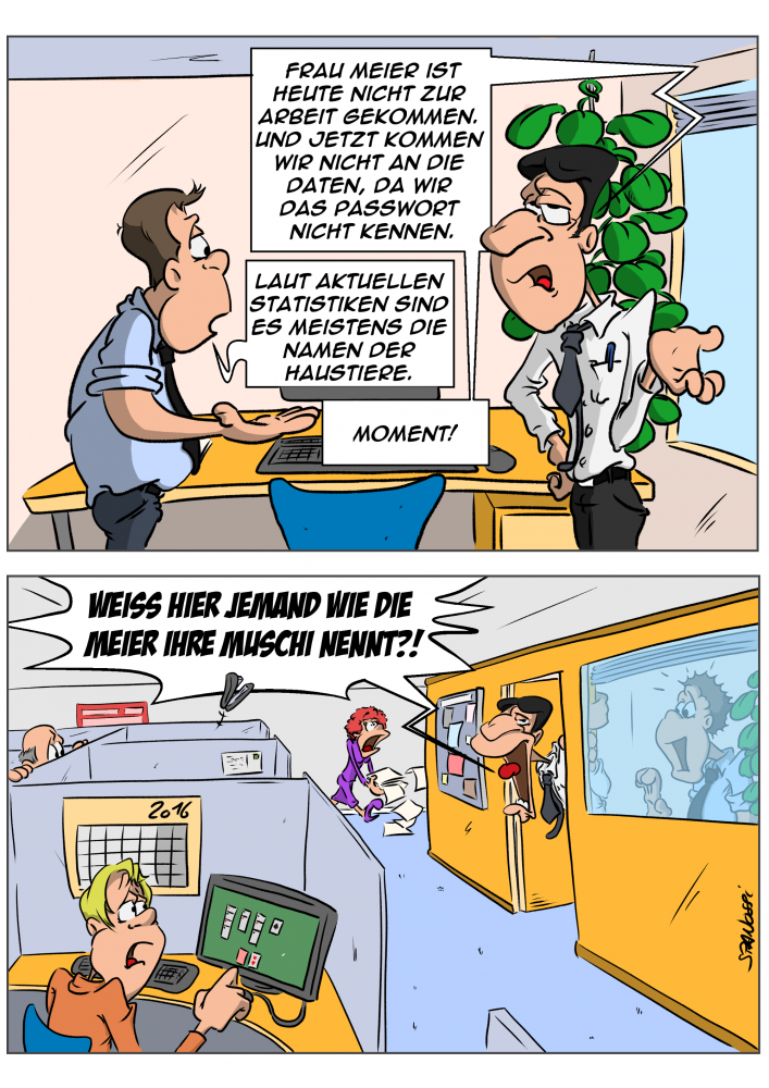 Comic: Passwort 1