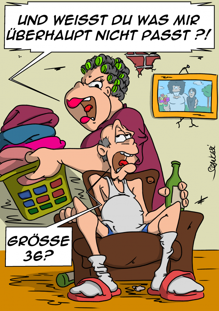 Cartoon: Grösse 36 1
