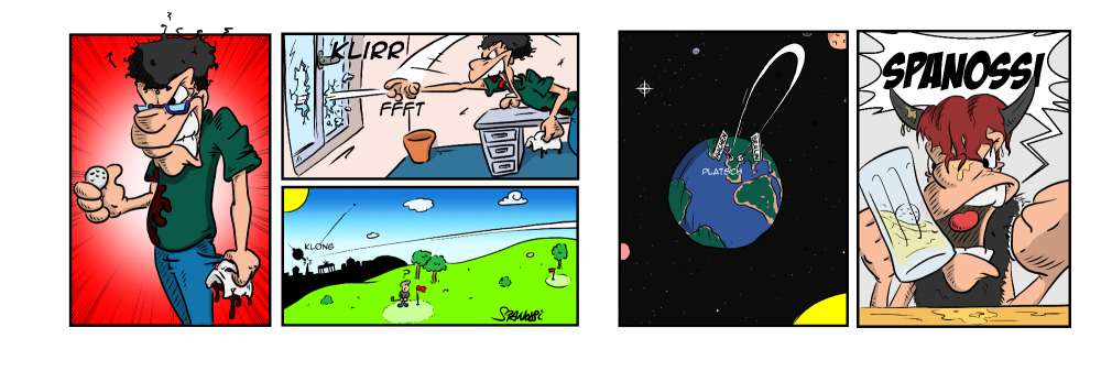 Comic: DAS ZUSPIEL - Spanossi/Bommel 1