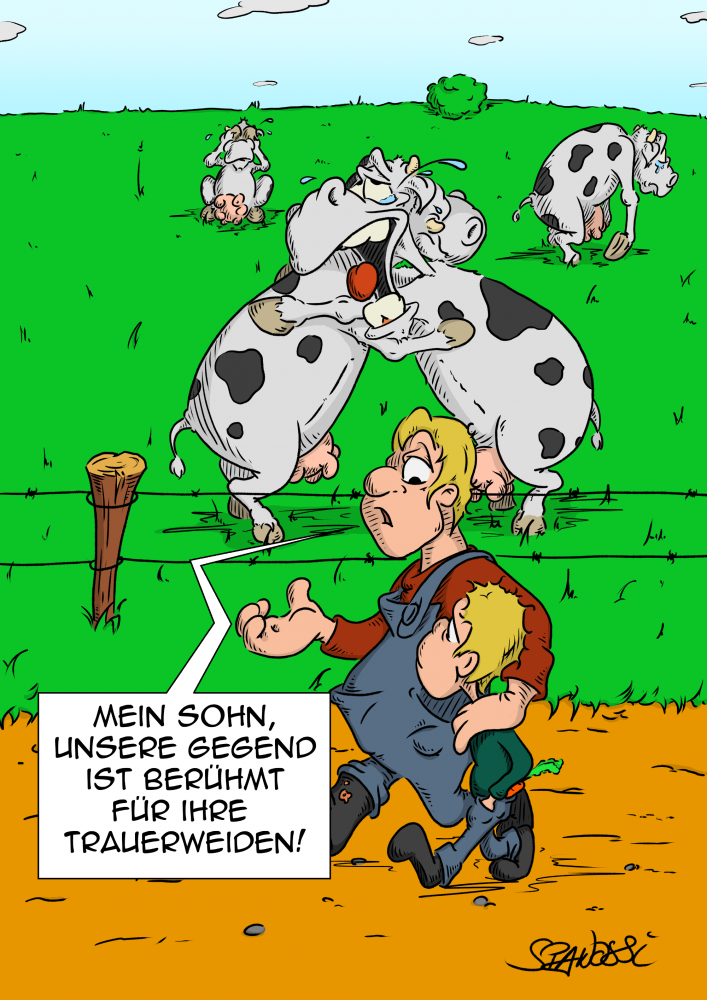 Cartoon: Trauerweiden 1