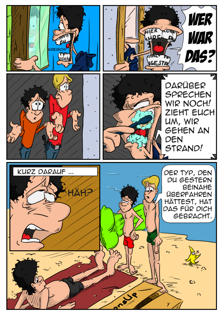 Comic: Das Zuspiel - Spanossi/Christiana/Schoenii/Wolfgang/embe 1