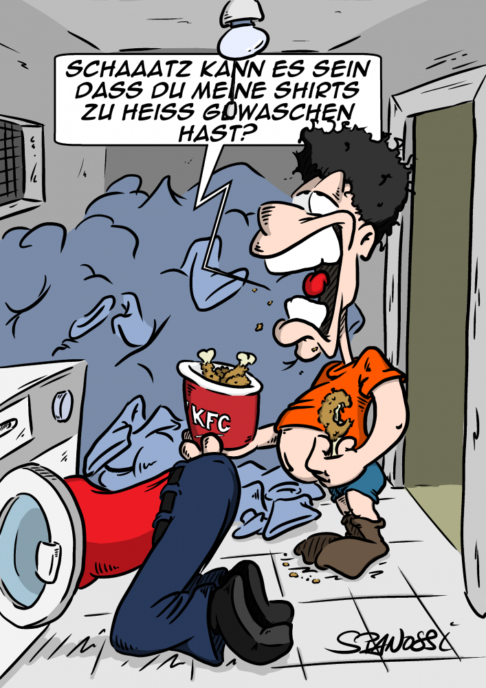 Cartoon: Wäsche 1