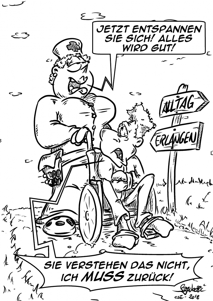 Cartoon: CSE 2018 - Der Tag danach 1