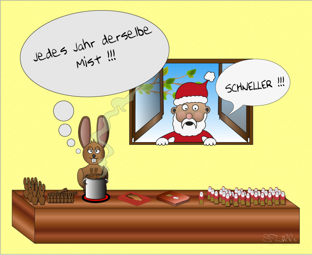 Cartoon: Es geht auf Weihnachten zu 1