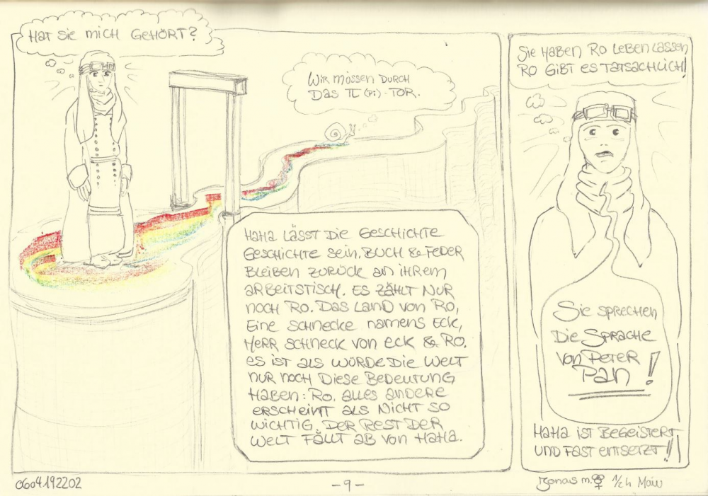 Comic: 24h-Comic Nr. 001 // 2019, Haha im Dietrich Bonhoeffer Haus 9