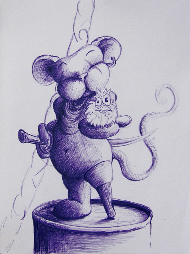 Illustration: Piraten Maus 1
