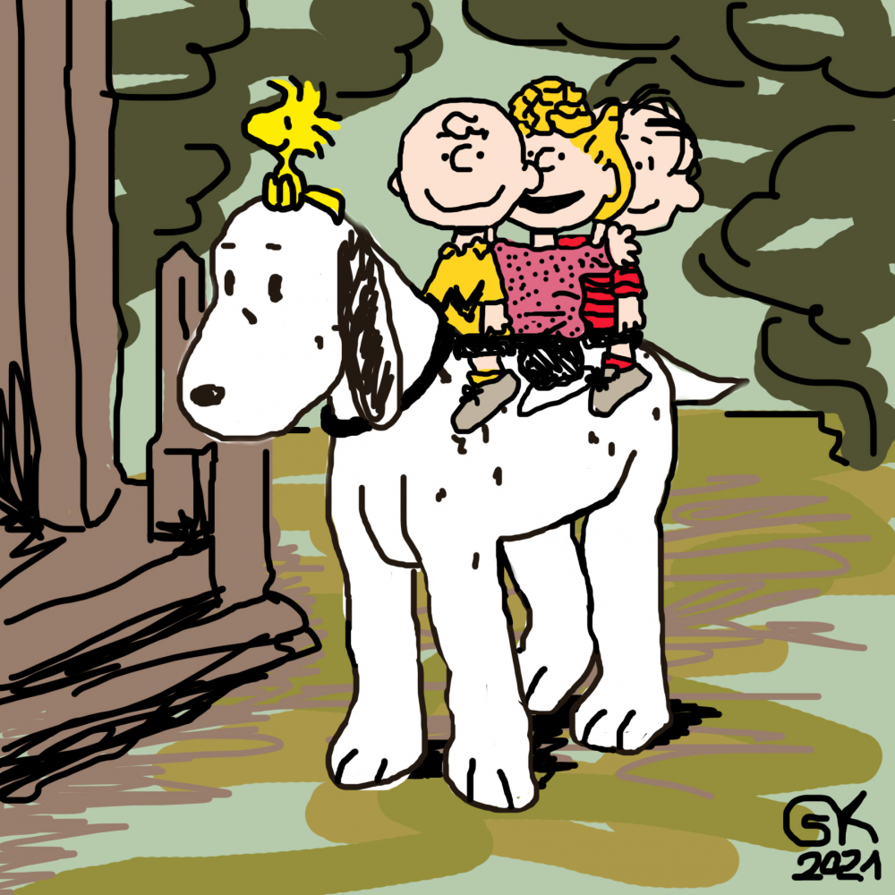 Cartoon: Würfelspiel - 3: Peanuts & 2: Pippi Langstrumpf 1